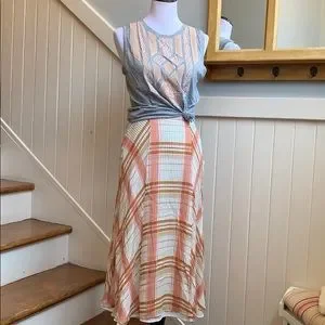 Massimo Dutti | Skirts | Massimo Dutti Check Print Midi